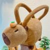 3D Capybara Plüsch Umhängetasche Cartoon Handtasche Weich Bequem Umhängetasche für Kinder Mädchen Geschenk Studenten Tägliche Nutzung