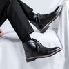 Mode Formell Chelsea Herrenstiefel Britischer Stil Oxfords Schuhe Herren Knöchelkleidstiefel Marke Leder Herrenstiefel Retro Bequeme Schuhe
