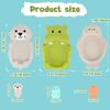 Floating Animal Bath Toys Baby Bathtub Hippos Seals Otters Easy-Grip Colorful Bathtime Fun Interactive Water Activity Toys for Kids