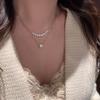 Moissanite Smile Necklace Fashion Zircon Pendant Chain for Women Elegant Layering Jewelry Gift