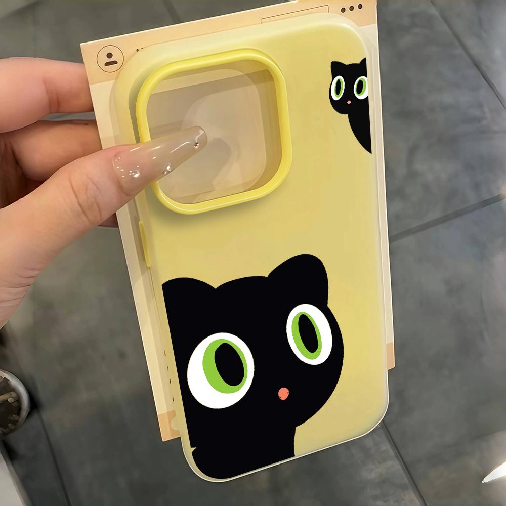 INS Couple Black White Cat Candy Color Phone Case For Xiaomi 14T 15T Pro Xiaomi 17 pro max Xiaomi Mi 11 Lite 5G Shockproof Funda