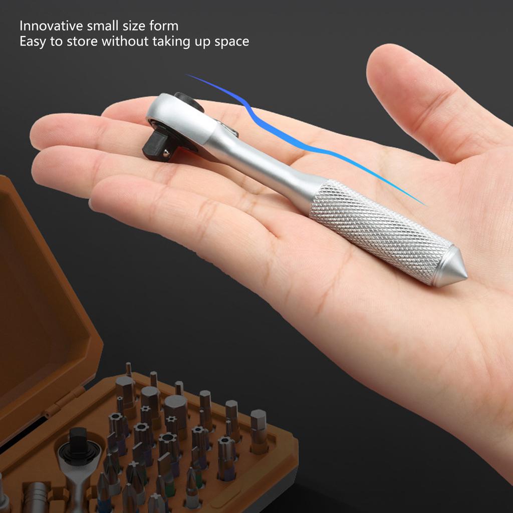 42 In 1 Ratchet Socket Set Wrench Car Maintenance Combination Multifunctional Small Toolbox Home Repair Accessories