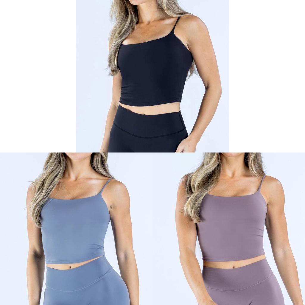 Womens Yoga Tank Top With Doublesided Fleece For Workout And Outdoor Running