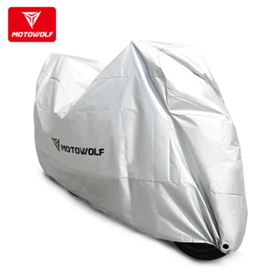 MOTOWOLF Universal Motorcycle Scooter Oxford Covered atv Accessories Oversized Rainproof Waterproof Sunscreen Dust Cover Items M