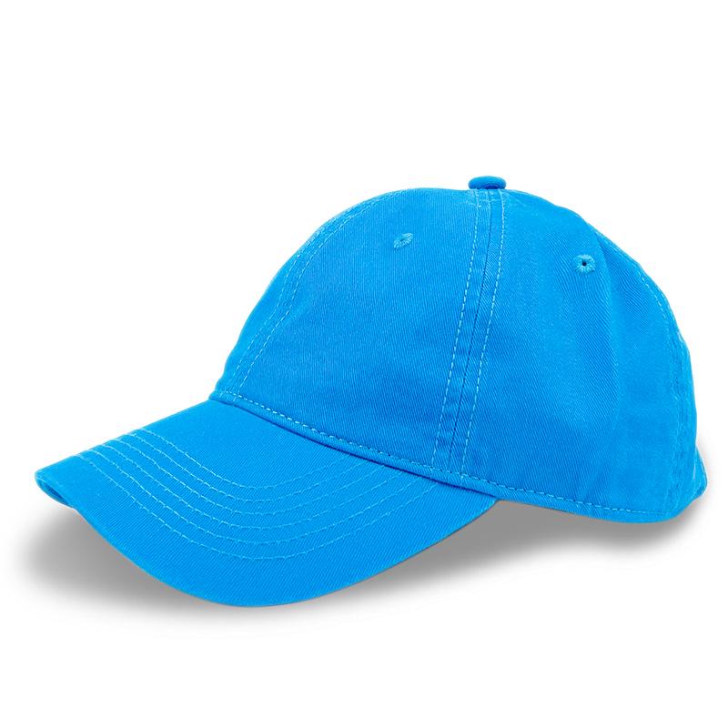Premium Washed Cotton Duckbill Baseball Cap: Soft, Sunshade, Distressed Embroidery