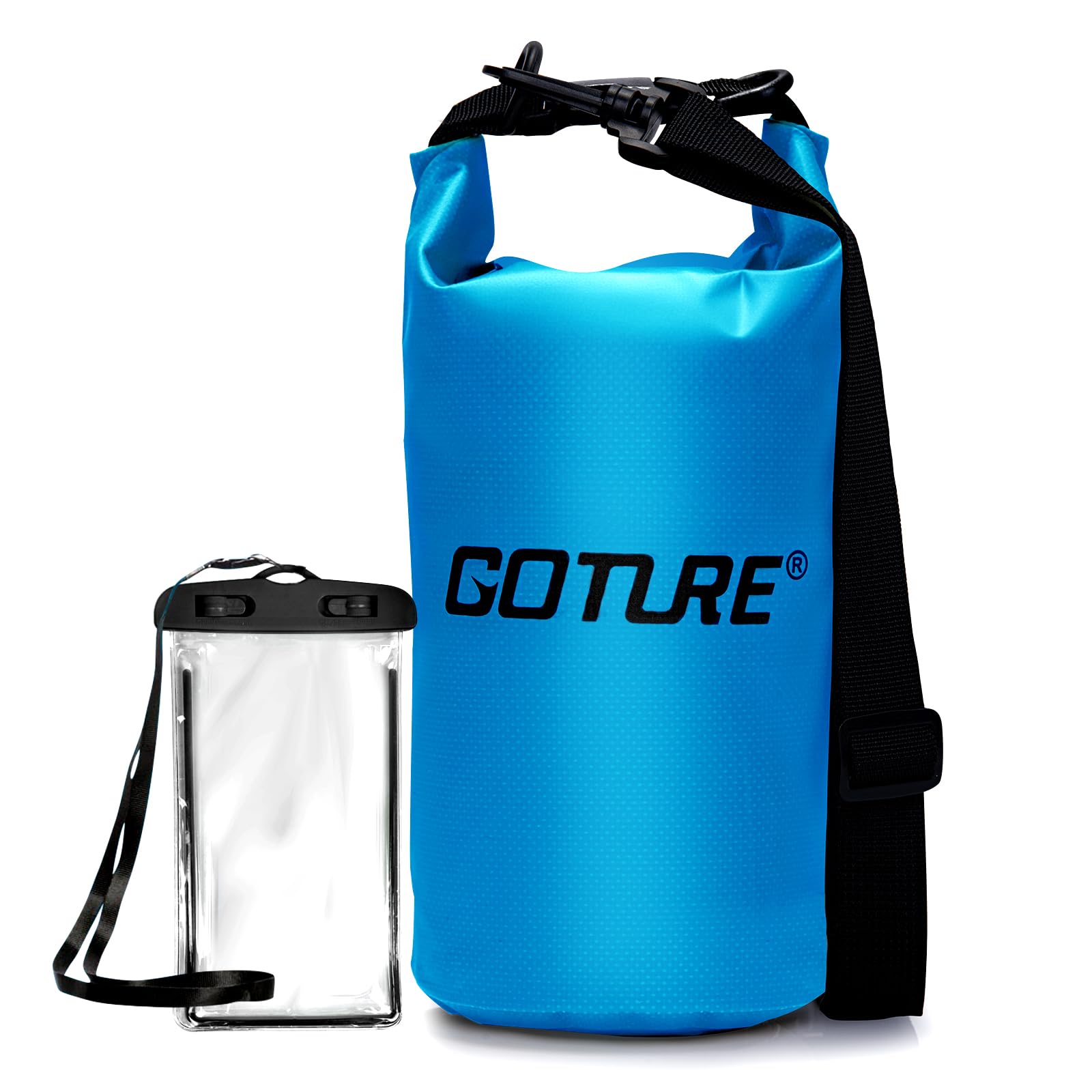 

Goture 2л Сухой мешок Водонепроницаемый мешок Синий Мешок для бассейна Водонепроницаемый мешок Новый материал Водонепроницаемый мешок Мешок для предотвращения катастроф Легкий Рыбалка Путешествия Море Спортзал