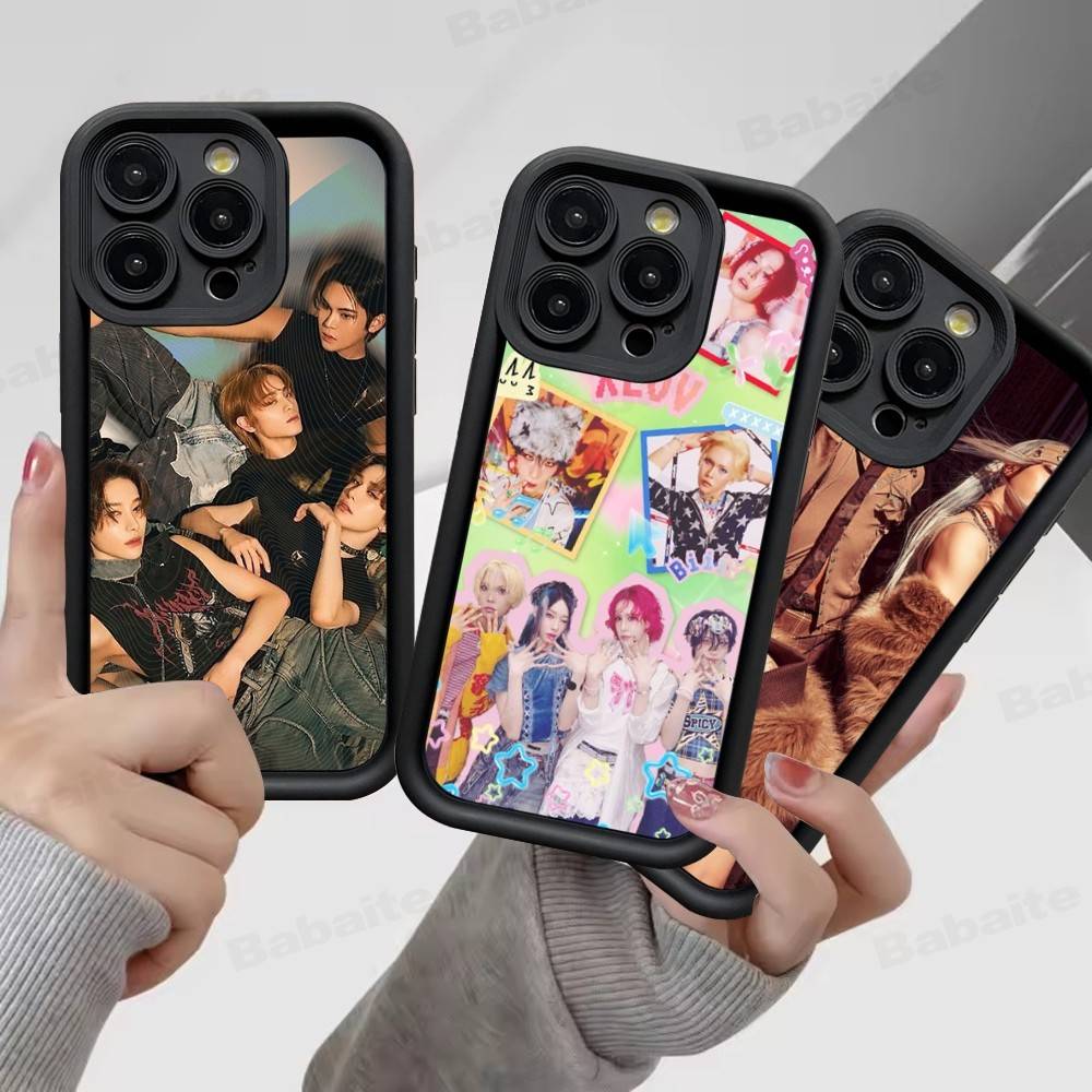 Coque de téléphone Kpop Groupe XLov Pour IPhone 17 16 15 14 13 12 11 Pro Max 16E Plus INS Housse Souple