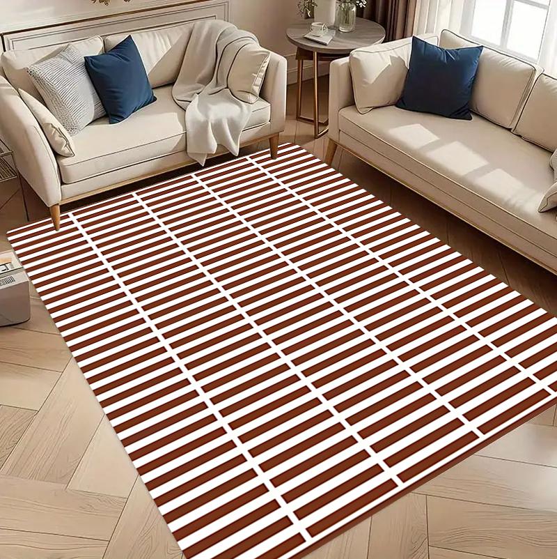 Geometric Retro Carpet Mat Rug Home Decoration Living Room Bedroom Floor Decor Vintage Diamond Style Non Slip Rugs 40x60cm