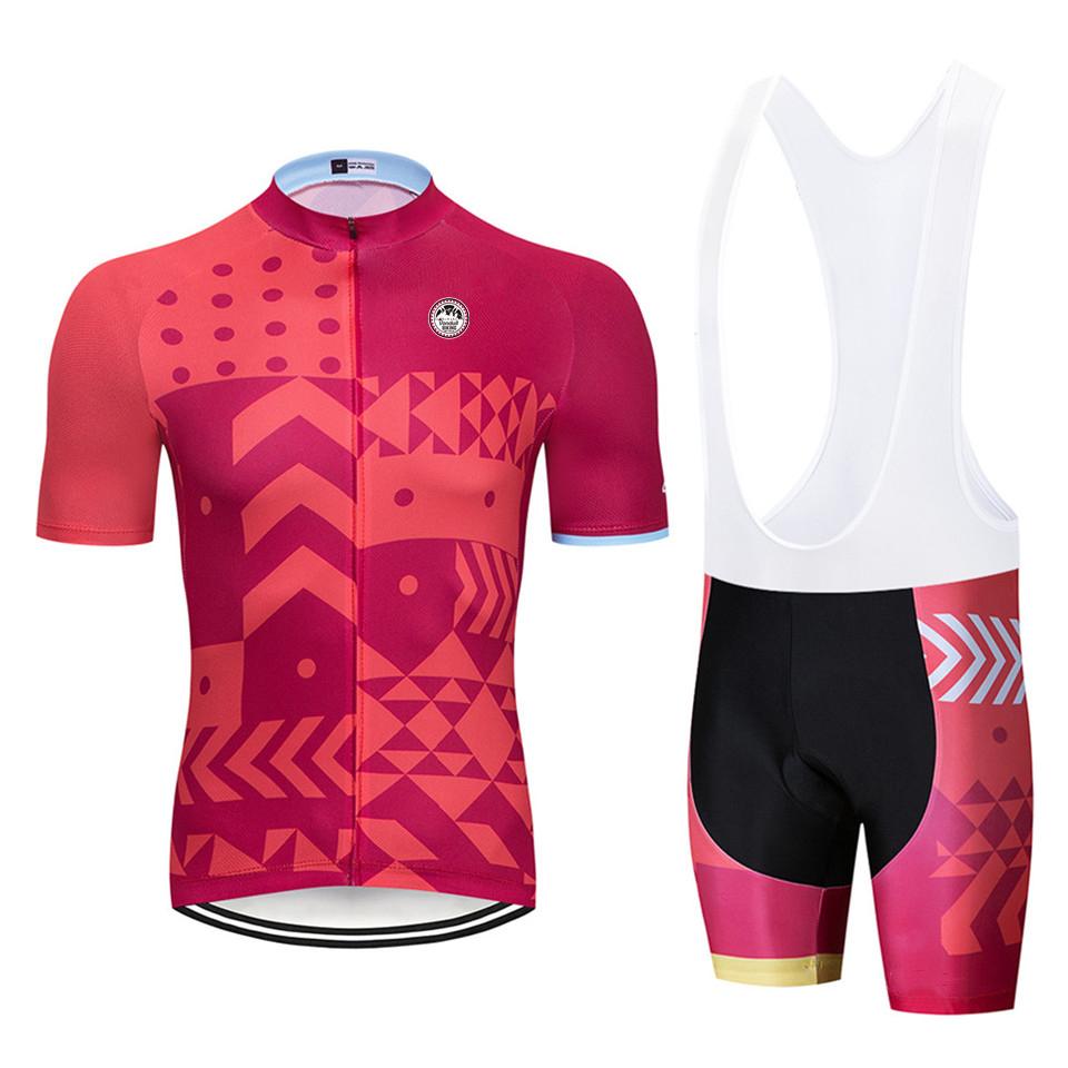 2026 Road Bike Jersey Set Men's Cycling Clothing Summer MTB Team Clothes Short Sleeve Uniform Triathlon Skinsuit Ropa De Hombre