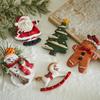 Retro Gingerbread Man Christmas Tree Ornaments: Cute Resin Refrigerator Magnets