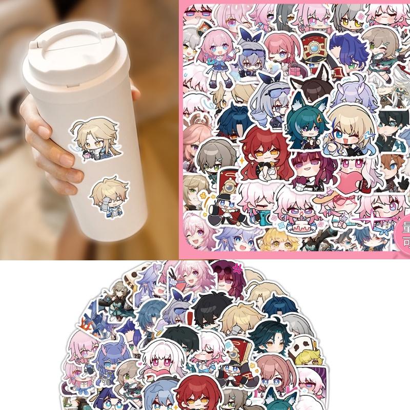 Cute Q-version Characters From Honkai Impact 3 60 High-definition Waterproof Stickers For Scrapbooking And Notebook Decoration