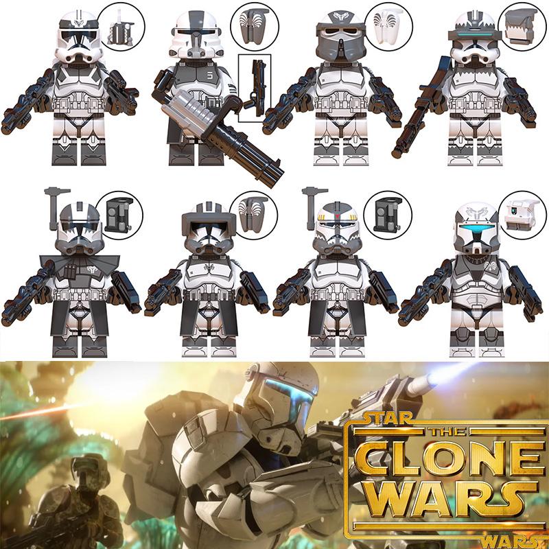 Star Wars Clone Wars Byggeklosser Wolfpack Wolfe Samlede Leker Puslespill