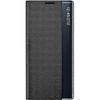 Galaxy S20 FE Smart View Flip Cover with Mirror Display Window, Premium Leather Case