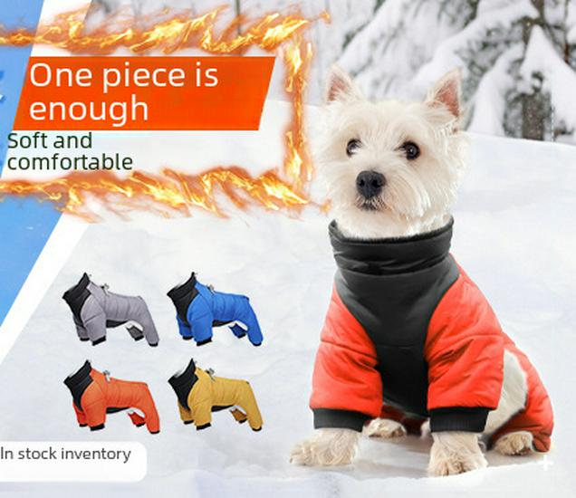 Reflective Waterproof & Windproof Dog Coat for Fall/Winter