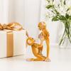 Carine Sculture di Scimmia Yoga in Resina, Decorazione Divertente Statuetta Animale per Scaffale di Casa Supporto TV Mobile Bar Ingresso, Ornamento Creativo da Scrivania Regalo per Yoga