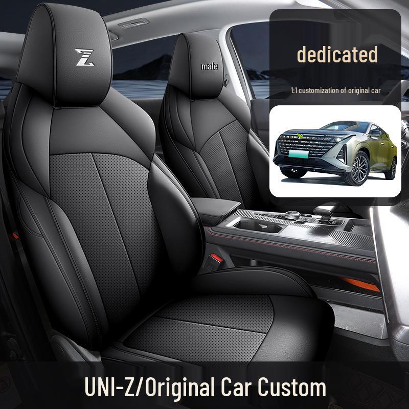 UNIZ Special Full Leather Car Seat Cushion - Universal Fit, Four Seasons, New Model