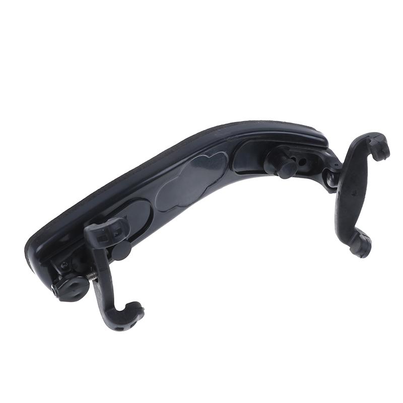 Violin Shoulder Rest Adjustable Pad Support For Violin 1/2-4/4 1/8-1/4 Black