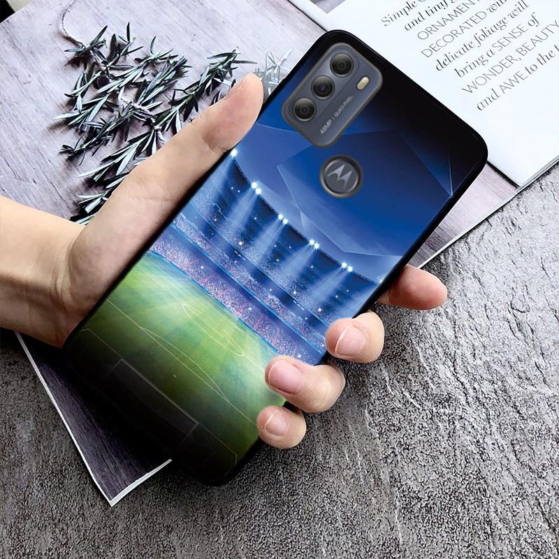 Football soccer ball Phone Case For Motorola Moto G Stylus 5G G Play G Power G 5G G Pure 2023 2024 E20 E22 E22i E32 E40 E13