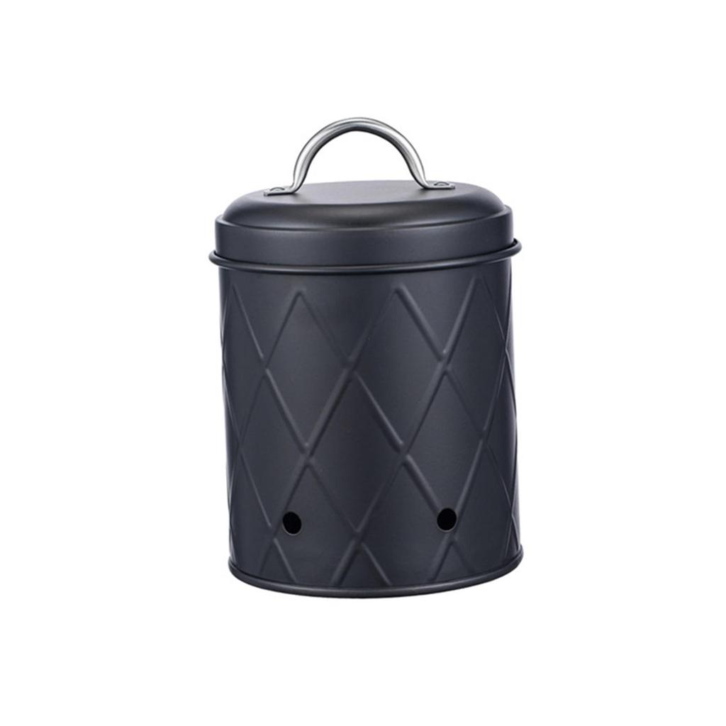 Metal Onion Garlic Potato Jar with Dual Handles Breathable Metal Box for Outdoor Activities Picnics Camping Slow Cooking