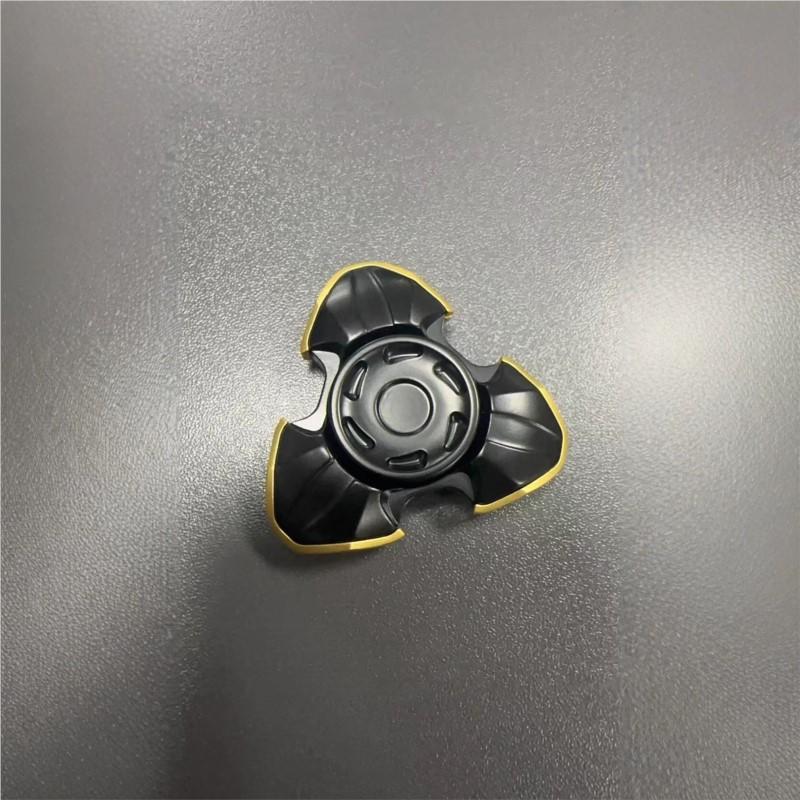Cool Alloy Fidget Toy Edc Hand Spinner Fun Stress-Relief Fingertip Gyro Toy Adhd Concentration Toy Office Relaxing Gadgets Gift
