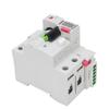 RCCB Rest Current Earth Leakage Circuit Breaker 2P RCD Type A with Digital Display Automatic Reset 63A