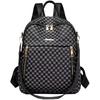 Schicker mehrfarbiger Rucksack mit Muster, verstellbarer Träger, leicht, für den täglichen Weg zur Arbeit, lässig, funktional, stilvolle Tasche