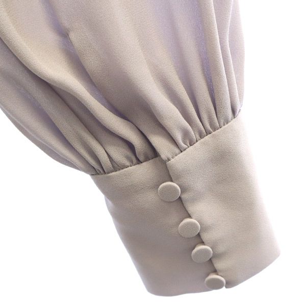 unused eimy istoire Long sleeve Long dress S Draped pleated flare dress Women Used