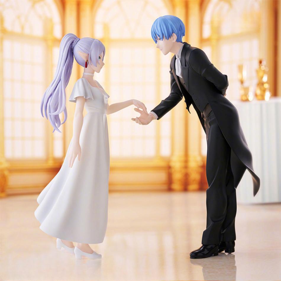 20cm Frieren:Beyond Journey's End Anime Figure Frieren Himmel Proposal Dance Action Figure PVC Model Collector Toy Birthday Gift