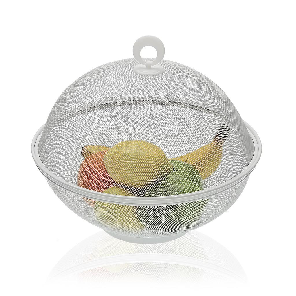 Weiße Obstschale mit Deckel VERSA 21890044