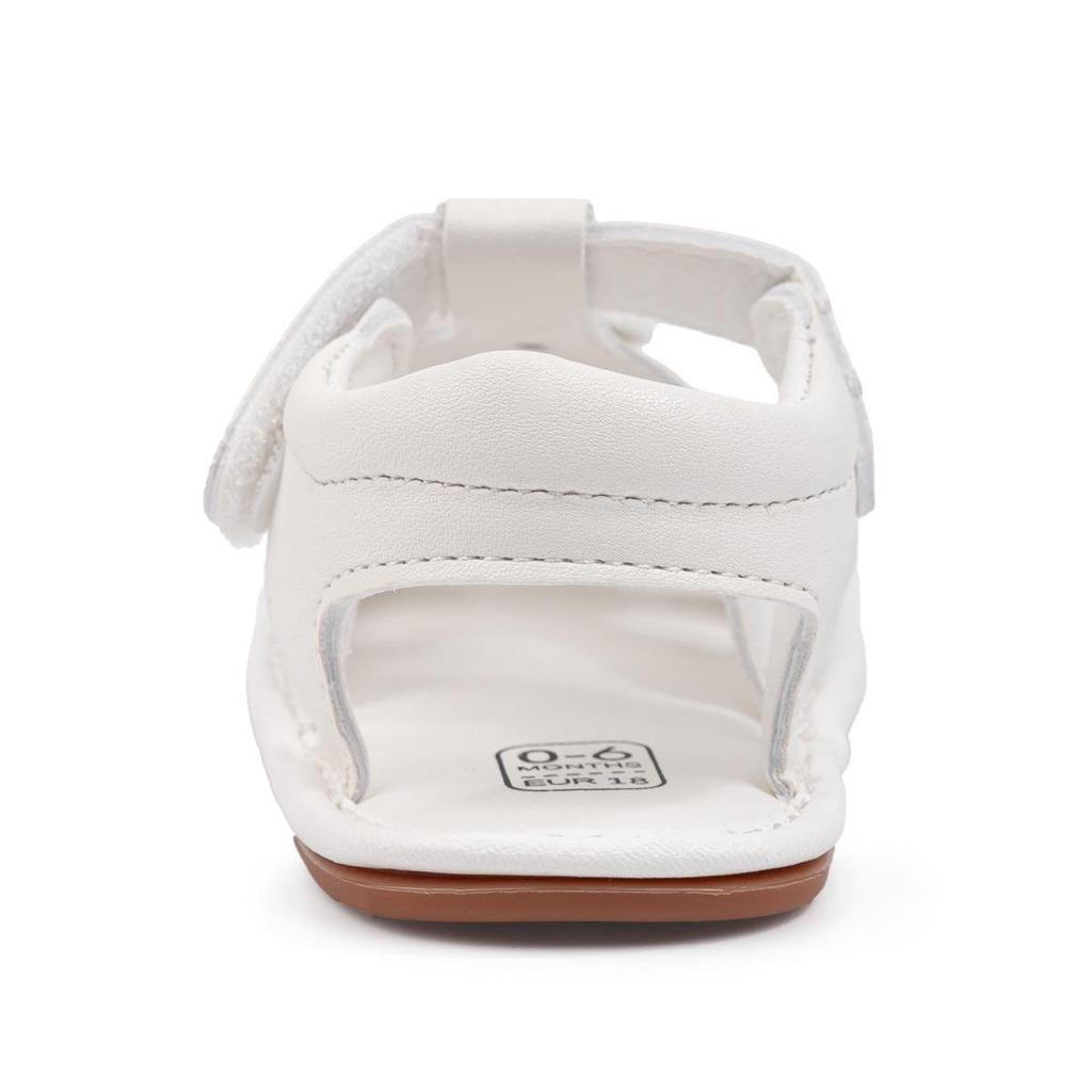 Letní dětské sandály: Sladké květinové vzory, měkké PU podrážky, ideální pro batolata.