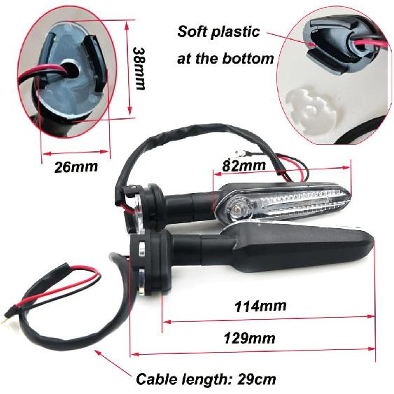 crazy sport LED Turn Signal Light For YAMAHA YZF R7 R1 R6 R6S R3 R25 R15 V2 V3 V4 XSR 700 900 125 155 TRACER 7 9 GT MT09 MT07 MT15 M125 MT25 FZS FZ16