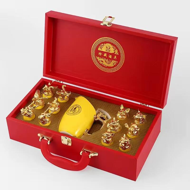

Chinese Zodiac Ceramic Baijiu Serving Set