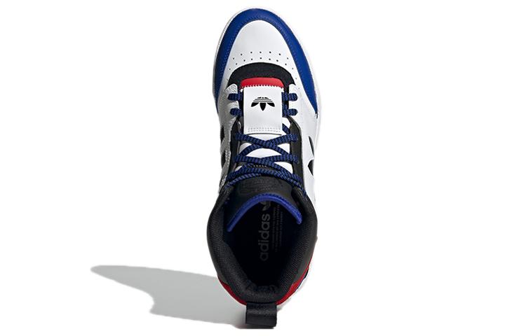 Adidas Originals Drop Step Mid Top Sneakers White/Black/Blue GW6188