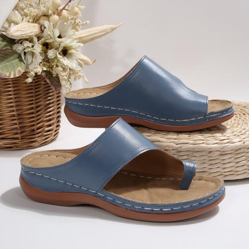 Emuhein Outerwear Cover Toe Cool Slippers Women's Casual Beach Slippers Large Size