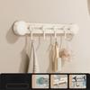 4/6 Hooks Hanging Clothes Hooks Wall-Mounted Kitchen Storage Hooks  Behind Door