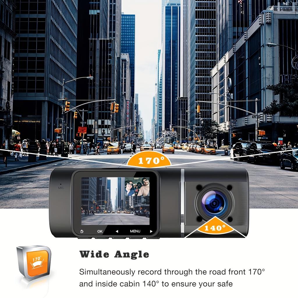 Dash Cam Front and Indise Carbin Camera for Taxi  Dual Car Camera Video Recorder CAR DVR Black Box