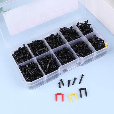 1Box Badminton Racket Grommets Eyelets Badminton Racket String Protector Racquet Wire Guard Tube Stringing Tools Set