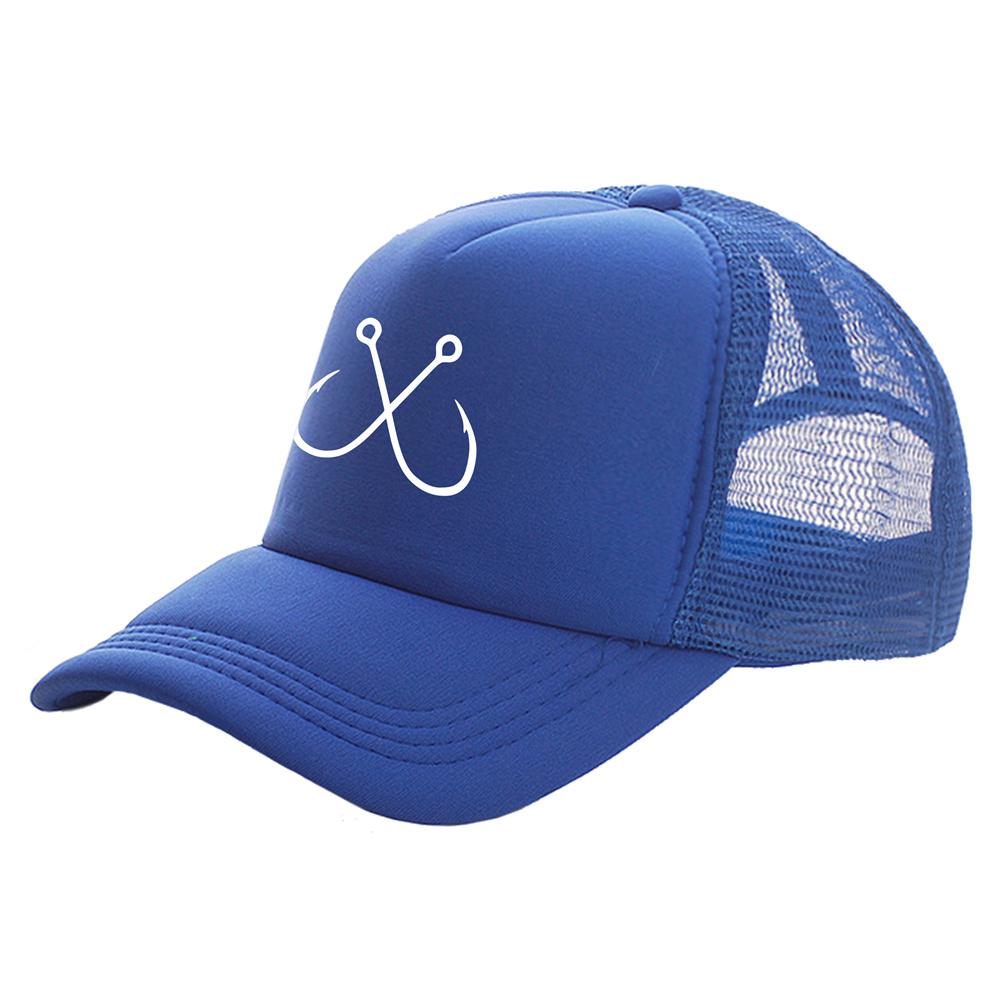Fish Fishing Trucker Cap Fish Hunt Cap for Fisher Hook Baseball Cap Pike Fish Cool Summer Mesh Hats MZ