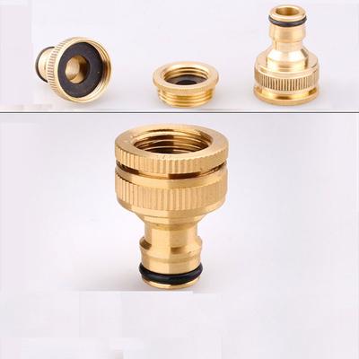 Pipe Pipe Connector Brass Water Adaptor Connetor Tap Adaptor Joiner Faucet Hose Tap Universal