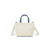 New Lee PU Tote Bag, Shopping Bag, Handbag Women's Beige & Blue LE250205M-539