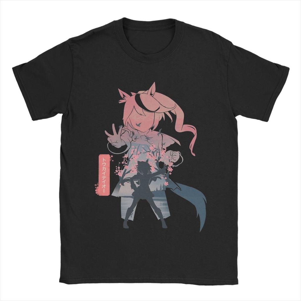 Silence Suzuka Uma Musume Anime T Shirts Unisex Cotton Funny TShirts O Neck  Tee Shirt Short Sleeve Clothes 6XL