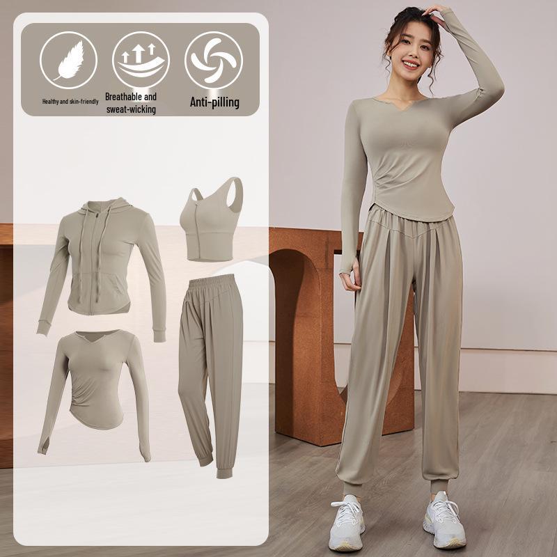 Women's Quick-Dry Long Sleeve Fitness & Yoga Set: Running, Pilates, Body Shaping Top for Spring & Autumn