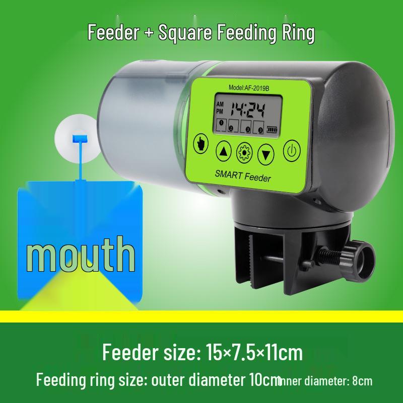 Smart Aquarium Fish Feeder with Timer - Large Capacity for Goldfish