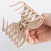 4pcs new large clip hair volume multi shark clip hairpin female back of head pumpkin gripper head