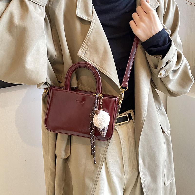 IELGY Autumn Winter All-Match Fashion Cross-Body Portable Bucket Bag