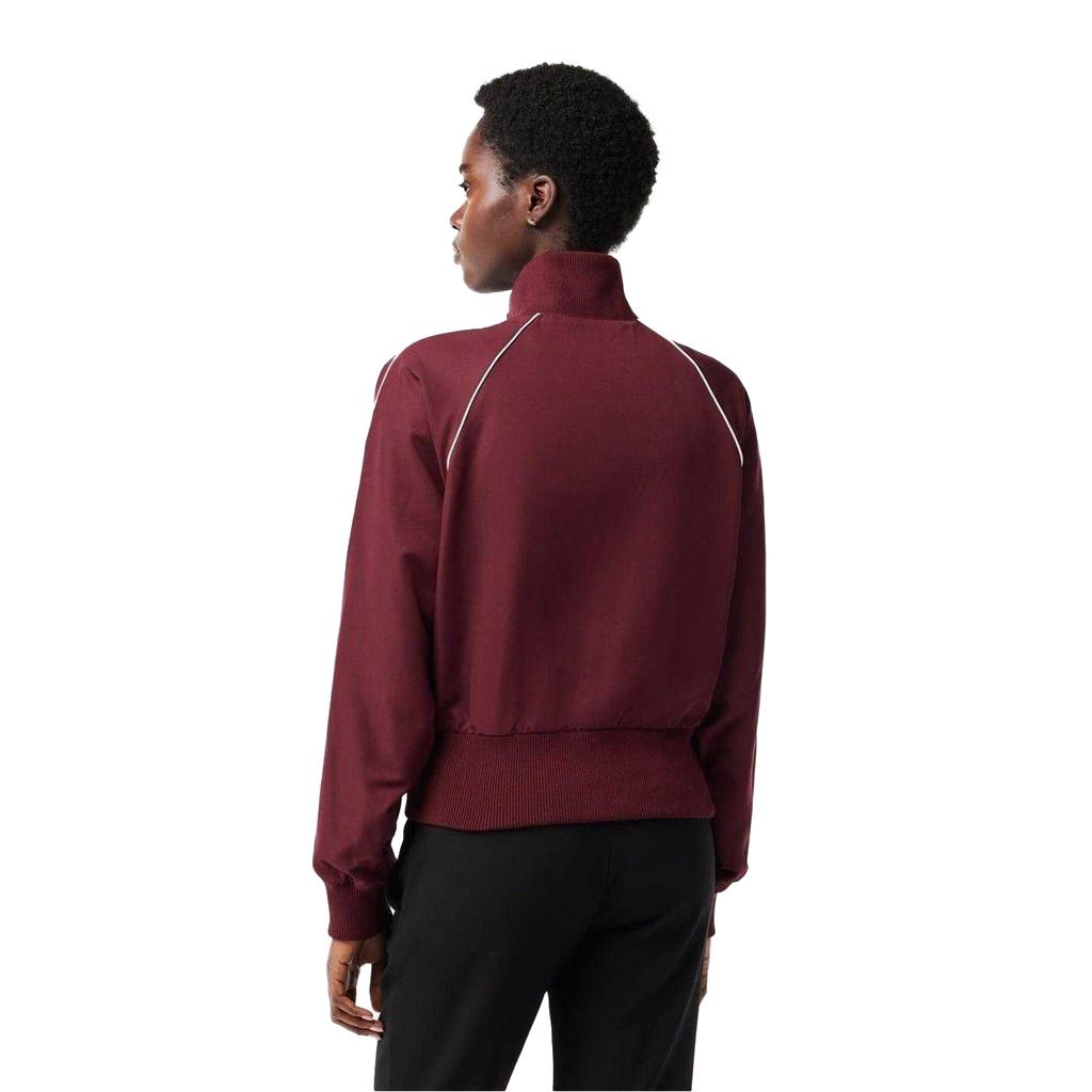 Lacoste Womens/Ladies Full Zip Athletic Track Jacket