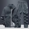 Men's Tracksuit Sports Suit Jacket+Pant Sportswear Sets Spring Autumn 2 Piece Sweatsuit Male Outdoor Train Clothing