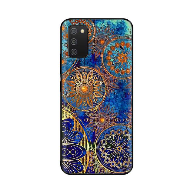 For Samsung A03s Case Silicone Soft Space Wolf Phone Cover For Galaxya03s A 03s A03 S Case 6 .5 Inch Tpu Bumper Fundas Painted