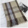 Plaid Scarf Women's New Winter Imitation Cashmere Retro Scarf Thickened Warm Shawl