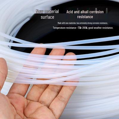 600V durchscheinender PTFE-Kapillarrohr für 3D-Druck – Weicher, dünner Teflon S-Typ